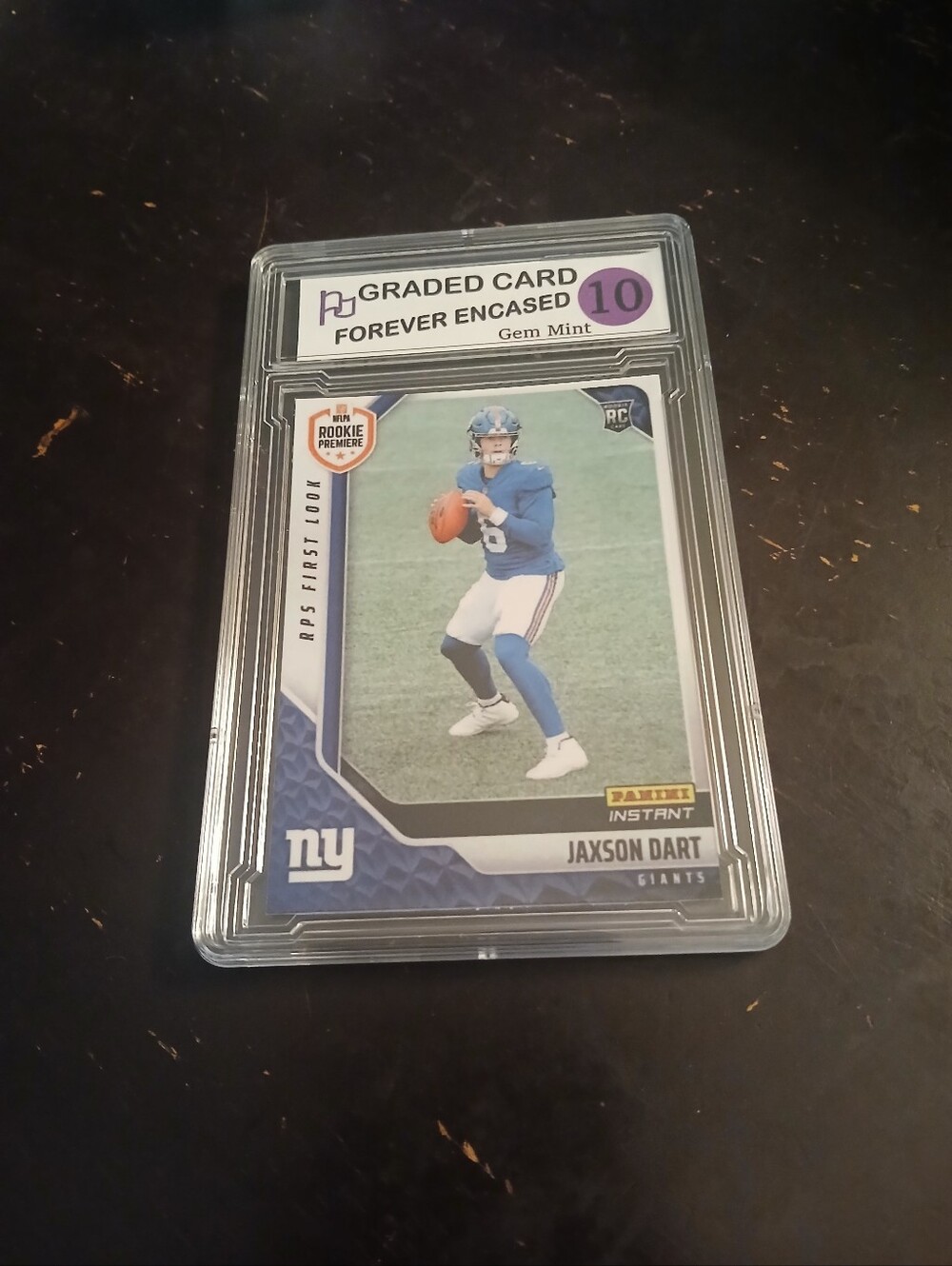 Panini Jaxson Dart Football Rookie Numbered Card -  Design Not Orignal